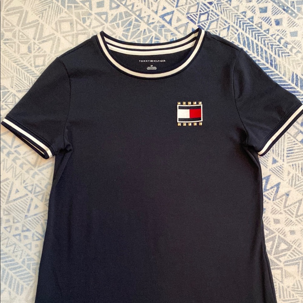 Tommy Hilfiger Casual Navy Dress - Picture 2 of 7